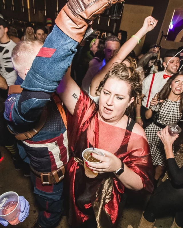 Dr Peter Venkman's Spook Central Halloween Dance Party! Thursday October 31, 2019. Presented by Nonsense ATL at Venkman's, Old Fourth Ward, Atlanta. Kimber was the DJ. Photo by Oh Snap.