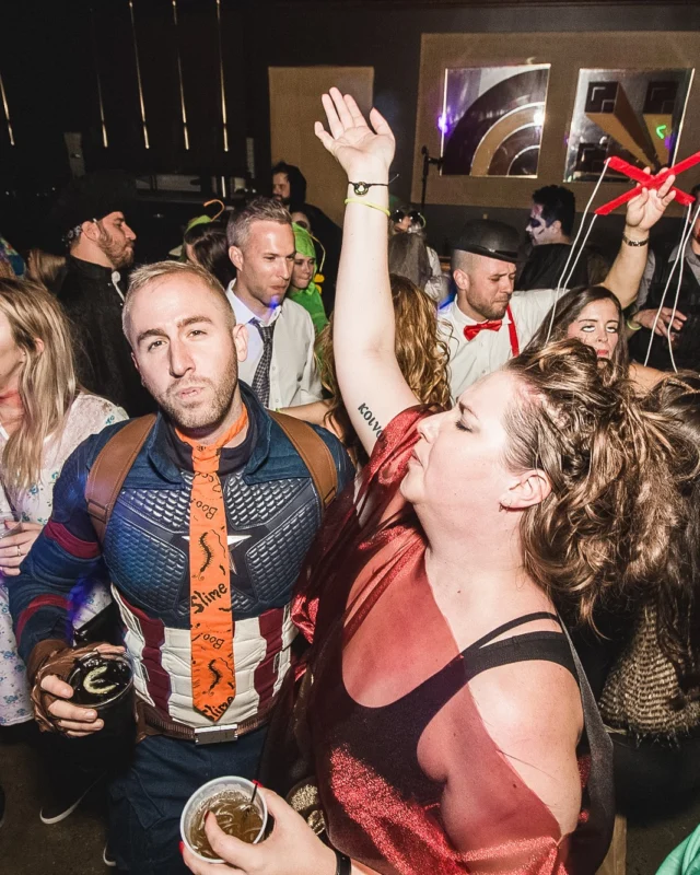 Dr Peter Venkman's Spook Central Halloween Dance Party! Thursday October 31, 2019. Presented by Nonsense ATL at Venkman's, Old Fourth Ward, Atlanta. Kimber was the DJ. Photo by Oh Snap.