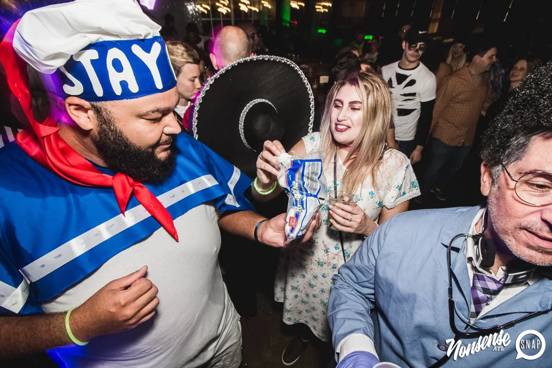 Dr Peter Venkman's Spook Central Halloween Dance Party! Thursday October 31, 2019. Presented by Nonsense ATL at Venkman's, Old Fourth Ward, Atlanta. Kimber was the DJ. Photo by Oh Snap.