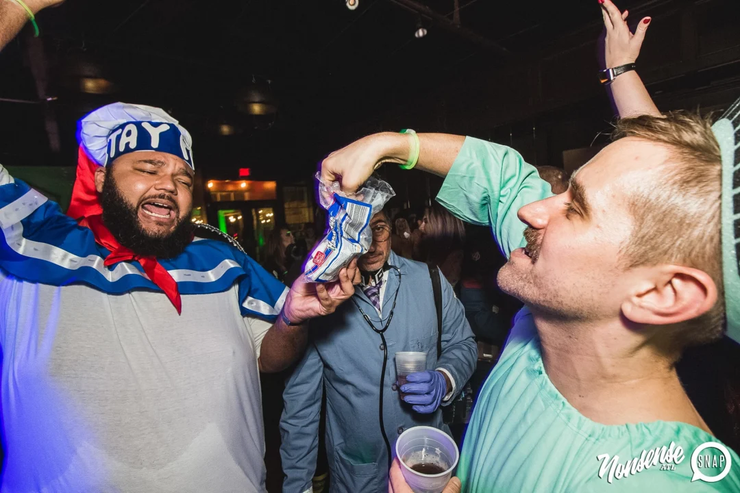Dr Peter Venkman's Spook Central Halloween Dance Party! Thursday October 31, 2019. Presented by Nonsense ATL at Venkman's, Old Fourth Ward, Atlanta. Kimber was the DJ. Photo by Oh Snap.
