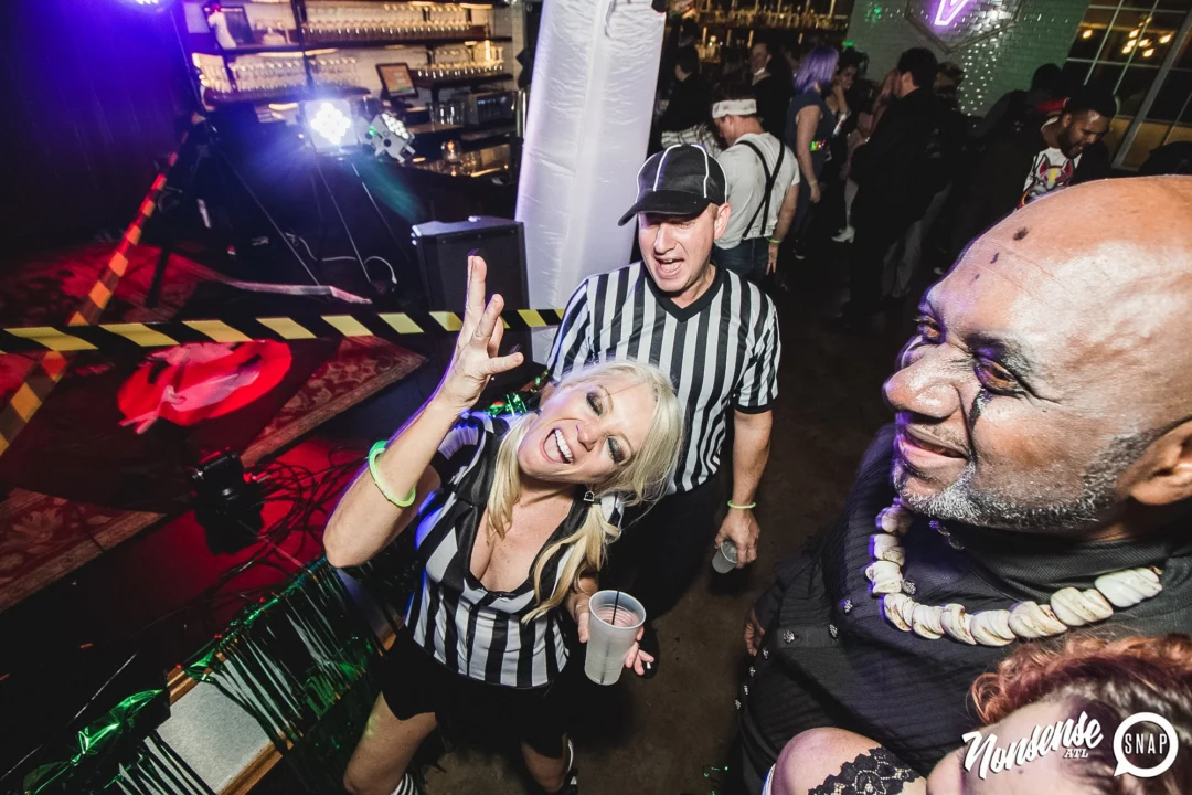 Dr Peter Venkman's Spook Central Halloween Dance Party! Thursday October 31, 2019. Presented by Nonsense ATL at Venkman's, Old Fourth Ward, Atlanta. Kimber was the DJ. Photo by Oh Snap.