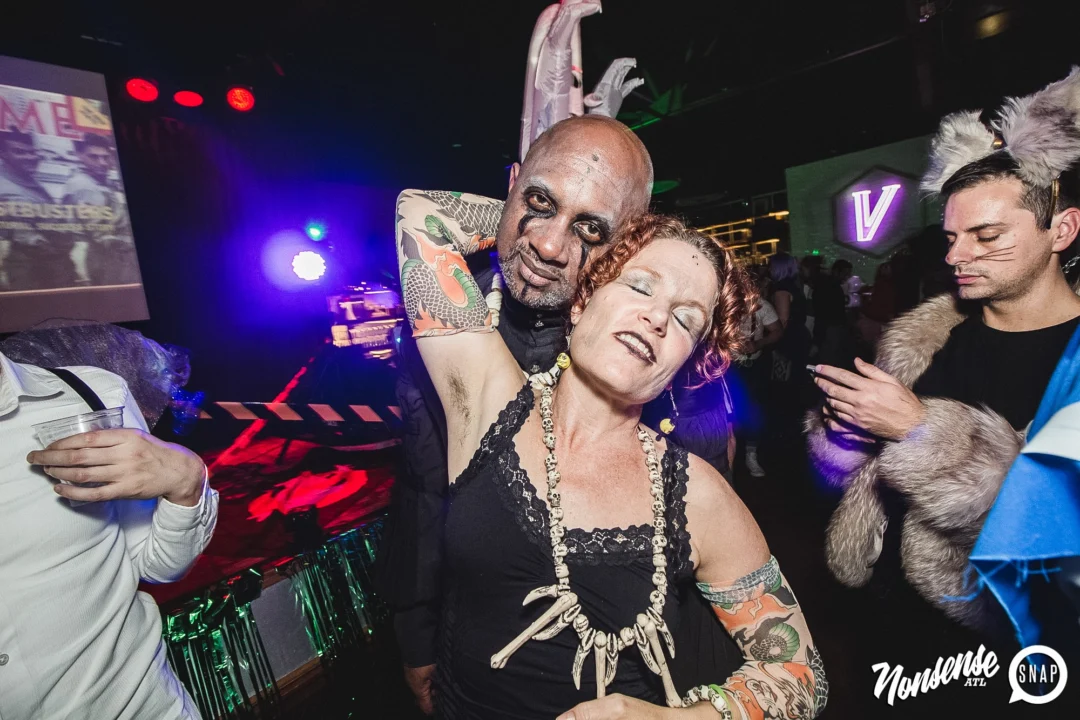 Dr Peter Venkman's Spook Central Halloween Dance Party! Thursday October 31, 2019. Presented by Nonsense ATL at Venkman's, Old Fourth Ward, Atlanta. Kimber was the DJ. Photo by Oh Snap.