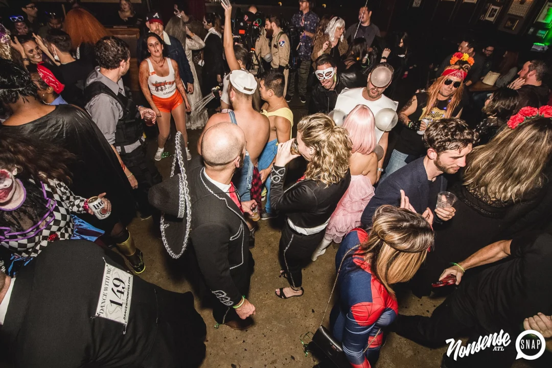 Dr Peter Venkman's Spook Central Halloween Dance Party! Thursday October 31, 2019. Presented by Nonsense ATL at Venkman's, Old Fourth Ward, Atlanta. Kimber was the DJ. Photo by Oh Snap.