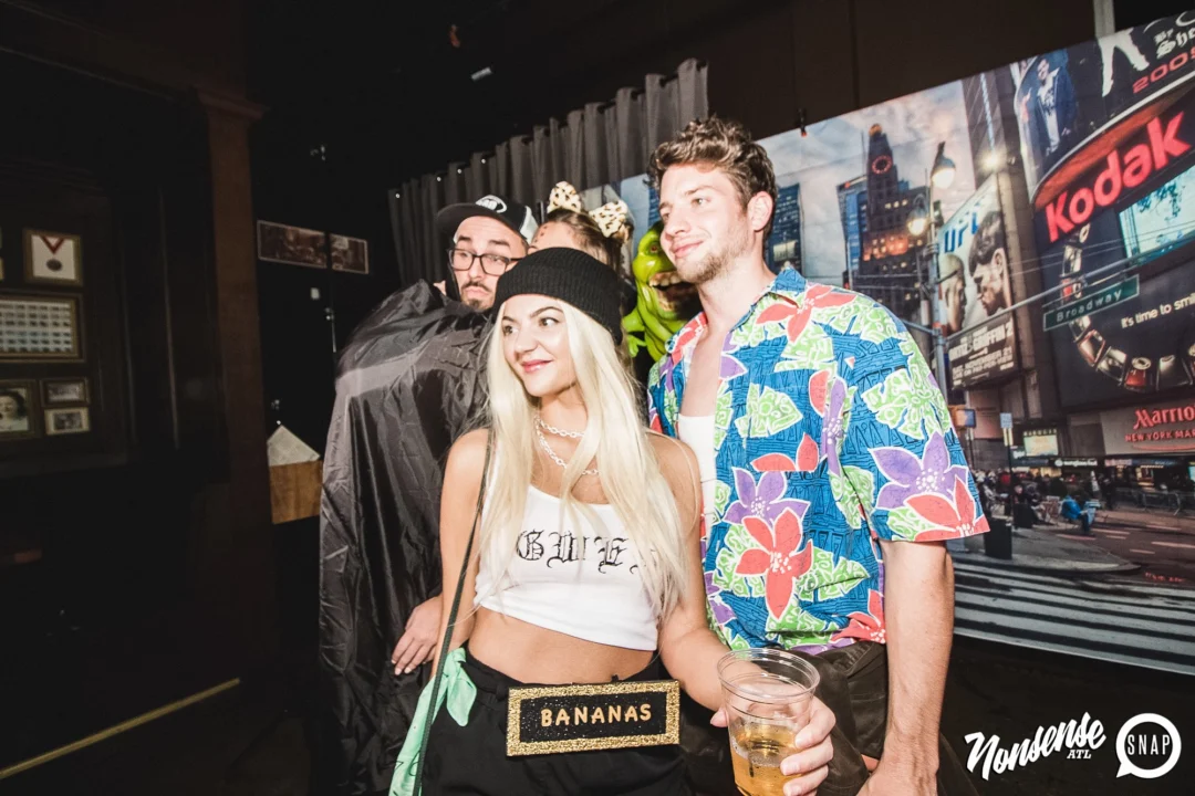 Dr Peter Venkman's Spook Central Halloween Dance Party! Thursday October 31, 2019. Presented by Nonsense ATL at Venkman's, Old Fourth Ward, Atlanta. Kimber was the DJ. Photo by Oh Snap.