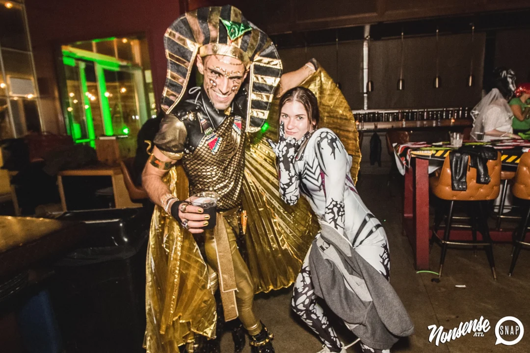 Dr Peter Venkman's Spook Central Halloween Dance Party! Thursday October 31, 2019. Presented by Nonsense ATL at Venkman's, Old Fourth Ward, Atlanta. Kimber was the DJ. Photo by Oh Snap.