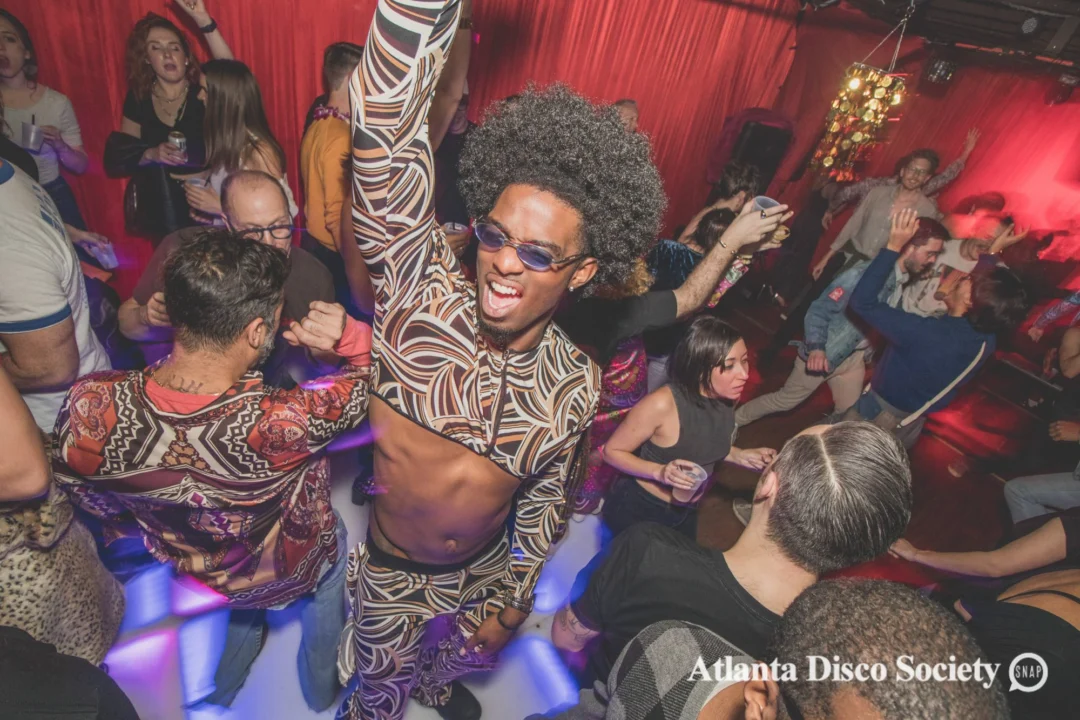 Atlanta Disco Society. 5th Meeting. November 22nd, 2019. Kimber was the DJ. Ree de la Vega was the special guest DJ. Photos by Oh Snap.