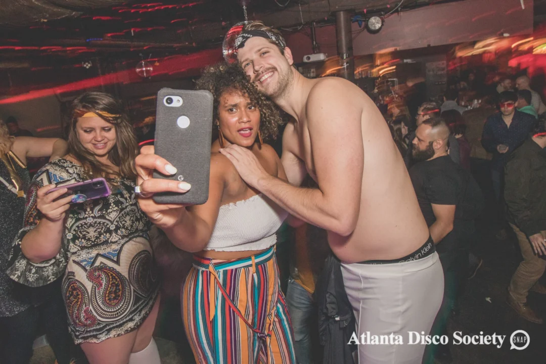 Atlanta Disco Society. 5th Meeting. November 22nd, 2019. Kimber was the DJ. Ree de la Vega was the special guest DJ. Photos by Oh Snap.