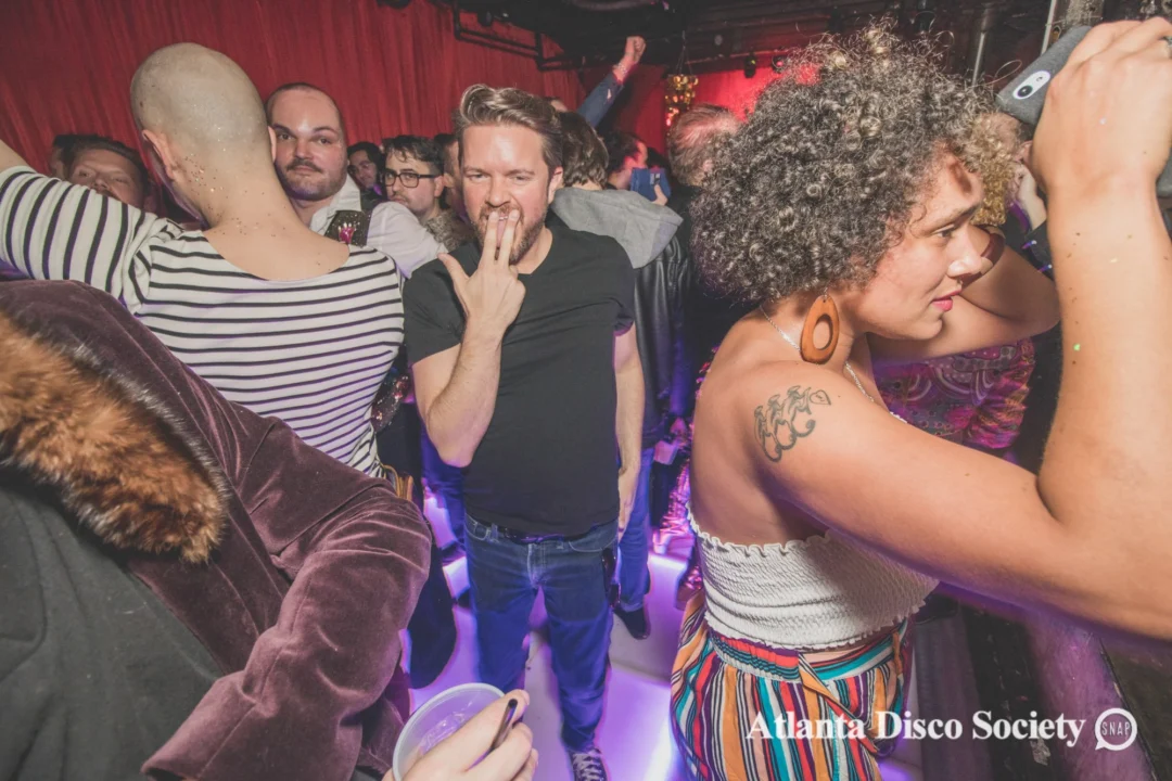 Atlanta Disco Society. 5th Meeting. November 22nd, 2019. Kimber was the DJ. Ree de la Vega was the special guest DJ. Photos by Oh Snap.