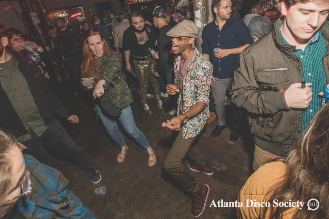 Atlanta Disco Society. 5th Meeting. November 22nd, 2019. Kimber was the DJ. Ree de la Vega was the special guest DJ. Photos by Oh Snap.