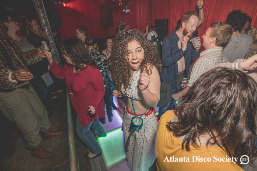 Atlanta Disco Society. 5th Meeting. November 22nd, 2019. Kimber was the DJ. Ree de la Vega was the special guest DJ. Photos by Oh Snap.