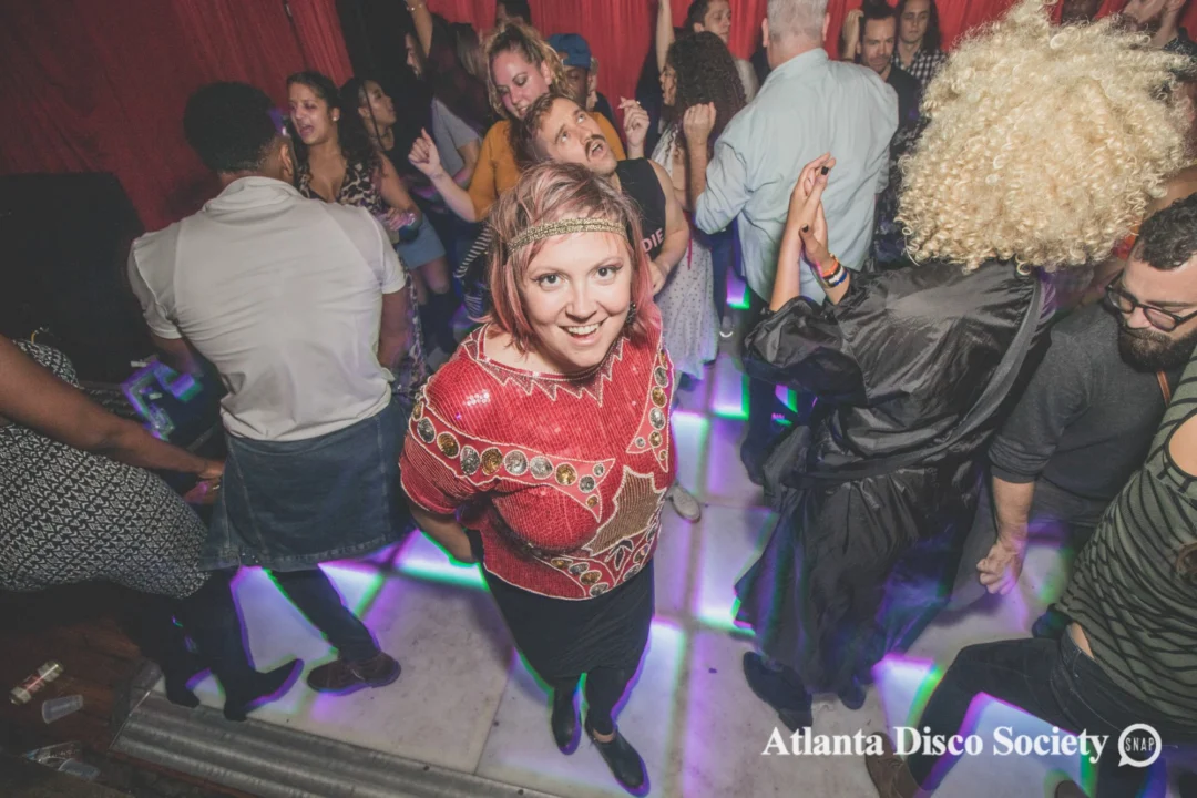 Atlanta Disco Society. 5th Meeting. November 22nd, 2019. Kimber was the DJ. Ree de la Vega was the special guest DJ. Photos by Oh Snap.