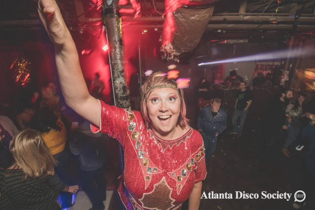Atlanta Disco Society. 5th Meeting. November 22nd, 2019. Kimber was the DJ. Ree de la Vega was the special guest DJ. Photos by Oh Snap.