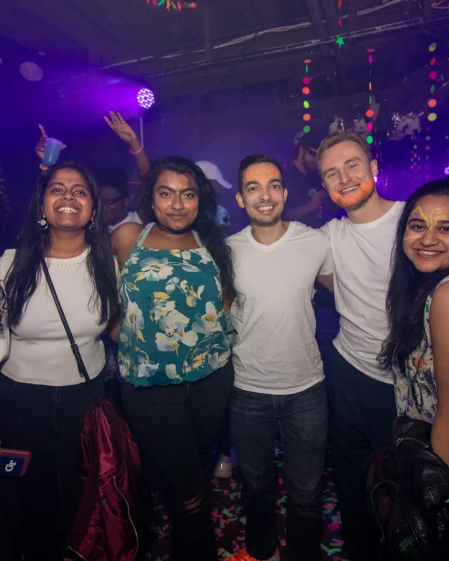 Nonsense GLOW - November 2019. The Basement - East Atlanta. Kimber was the DJ. Special decor by Tad. Photos by Oh Snap