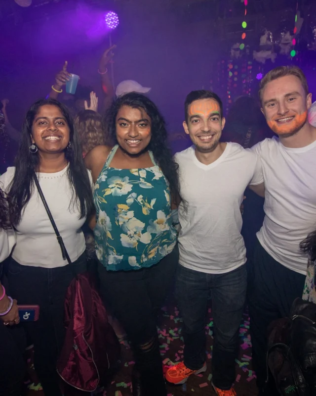 Nonsense GLOW - November 2019. The Basement - East Atlanta. Kimber was the DJ. Special decor by Tad. Photos by Oh Snap