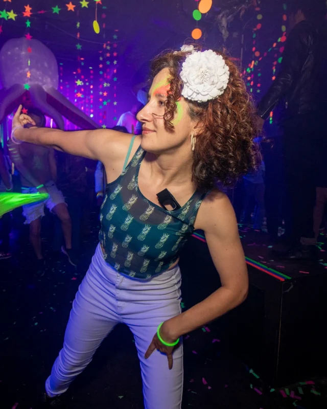 Nonsense GLOW - November 2019. The Basement - East Atlanta. Kimber was the DJ. Special decor by Tad. Photos by Oh Snap