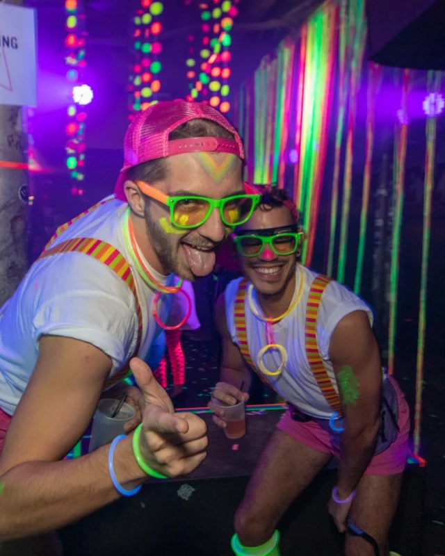 Nonsense GLOW - November 2019. The Basement - East Atlanta. Kimber was the DJ. Special decor by Tad. Photos by Oh Snap
