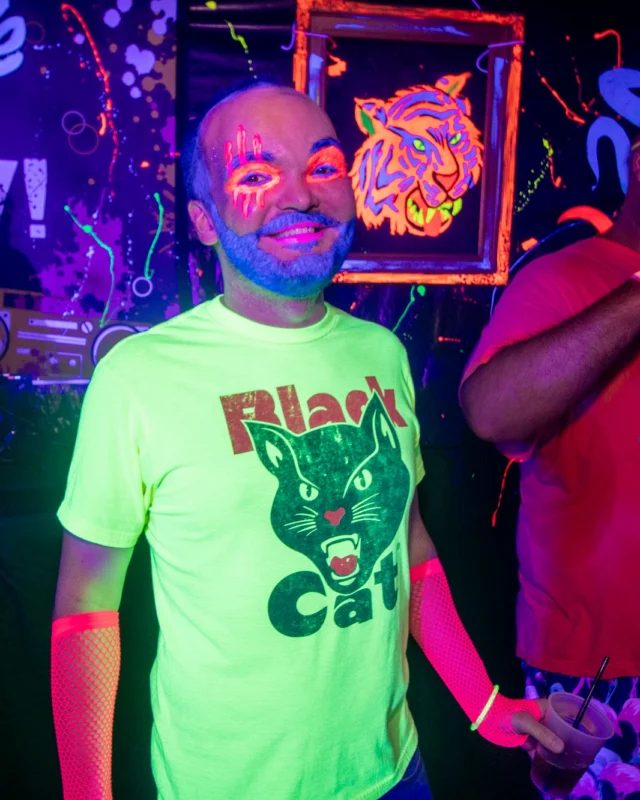 Nonsense GLOW - November 2019. The Basement - East Atlanta. Kimber was the DJ. Special decor by Tad. Photos by Oh Snap