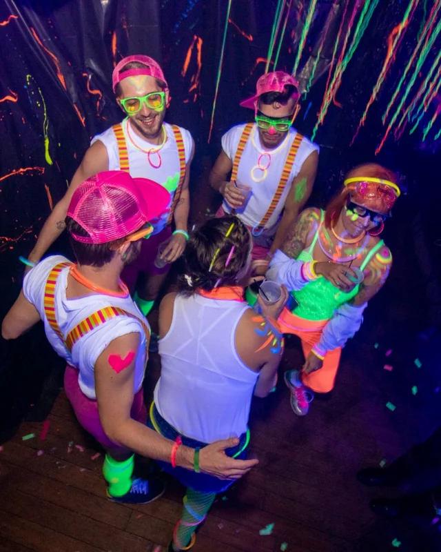 Nonsense GLOW - November 2019. The Basement - East Atlanta. Kimber was the DJ. Special decor by Tad. Photos by Oh Snap