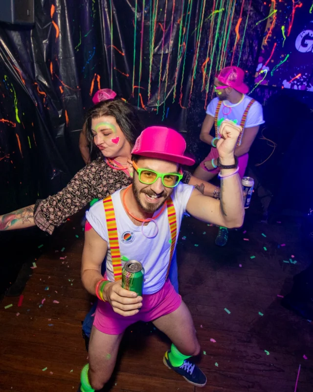 Nonsense GLOW - November 2019. The Basement - East Atlanta. Kimber was the DJ. Special decor by Tad. Photos by Oh Snap