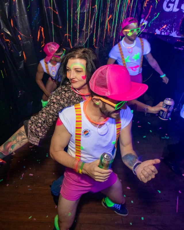 Nonsense GLOW - November 2019. The Basement - East Atlanta. Kimber was the DJ. Special decor by Tad. Photos by Oh Snap