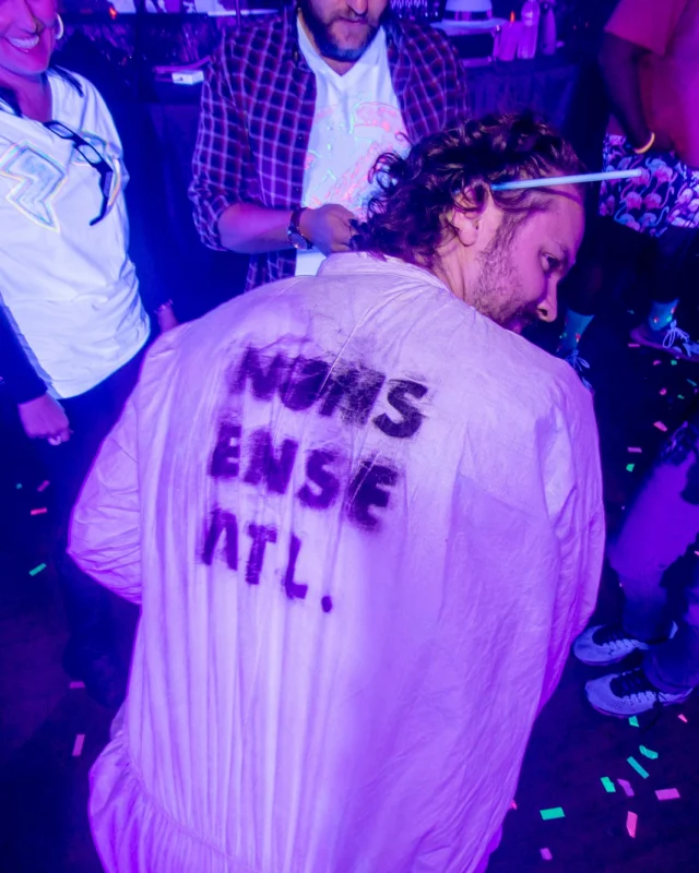 Nonsense GLOW - November 2019. The Basement - East Atlanta. Kimber was the DJ. Special decor by Tad. Photos by Oh Snap