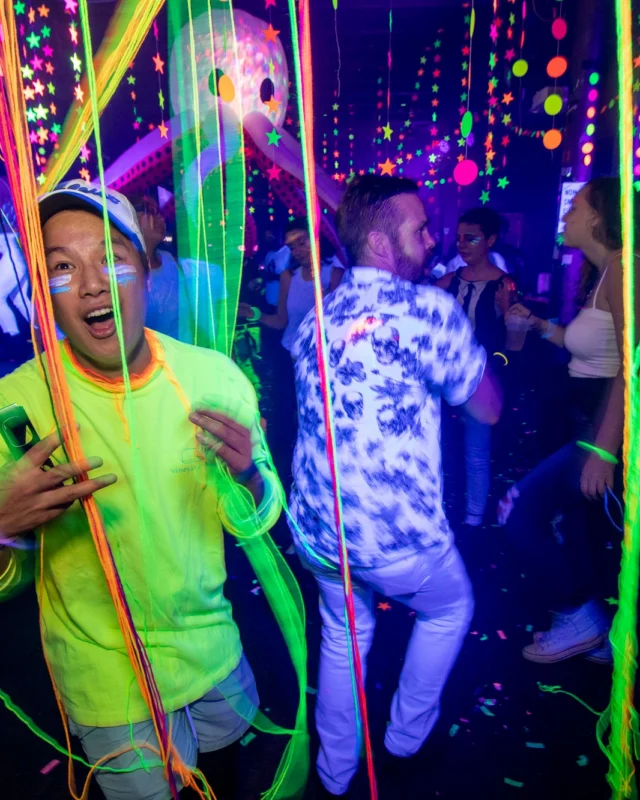 Nonsense GLOW - November 2019. The Basement - East Atlanta. Kimber was the DJ. Special decor by Tad. Photos by Oh Snap