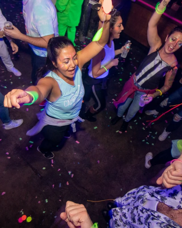 Nonsense GLOW - November 2019. The Basement - East Atlanta. Kimber was the DJ. Special decor by Tad. Photos by Oh Snap