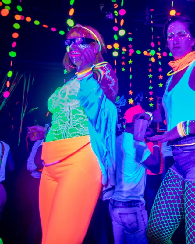 Nonsense GLOW - November 2019. The Basement - East Atlanta. Kimber was the DJ. Special decor by Tad. Photos by Oh Snap