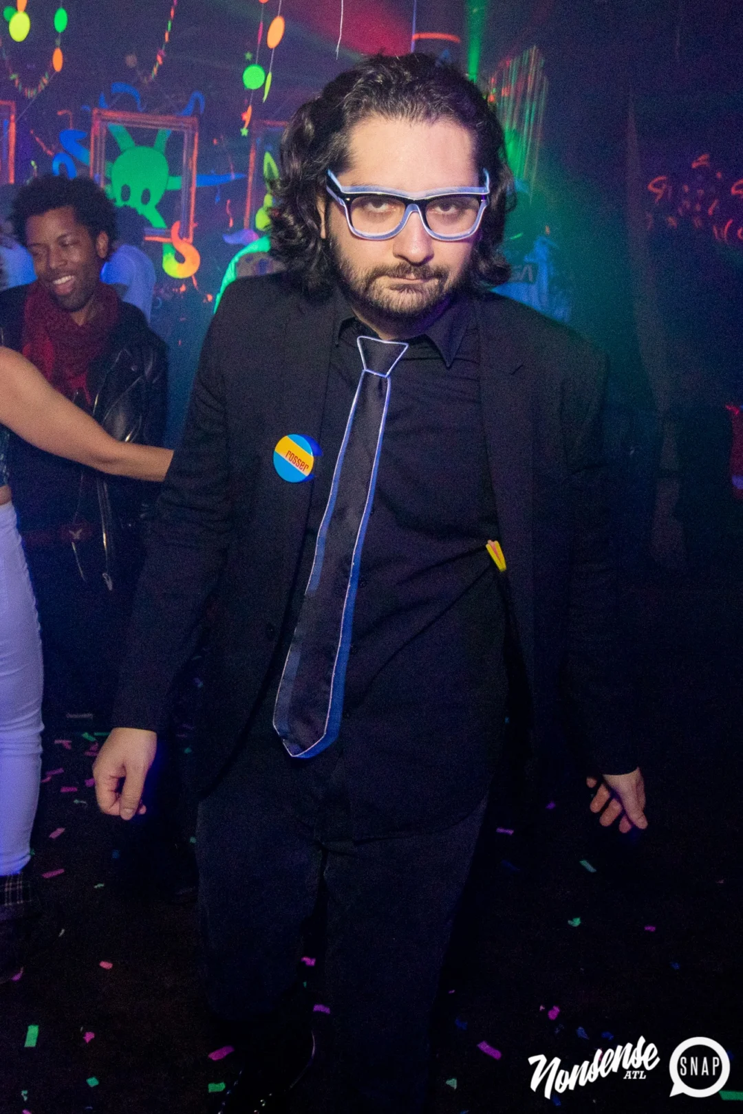 Nonsense GLOW - November 2019. The Basement - East Atlanta. Kimber was the DJ. Special decor by Tad. Photos by Oh Snap