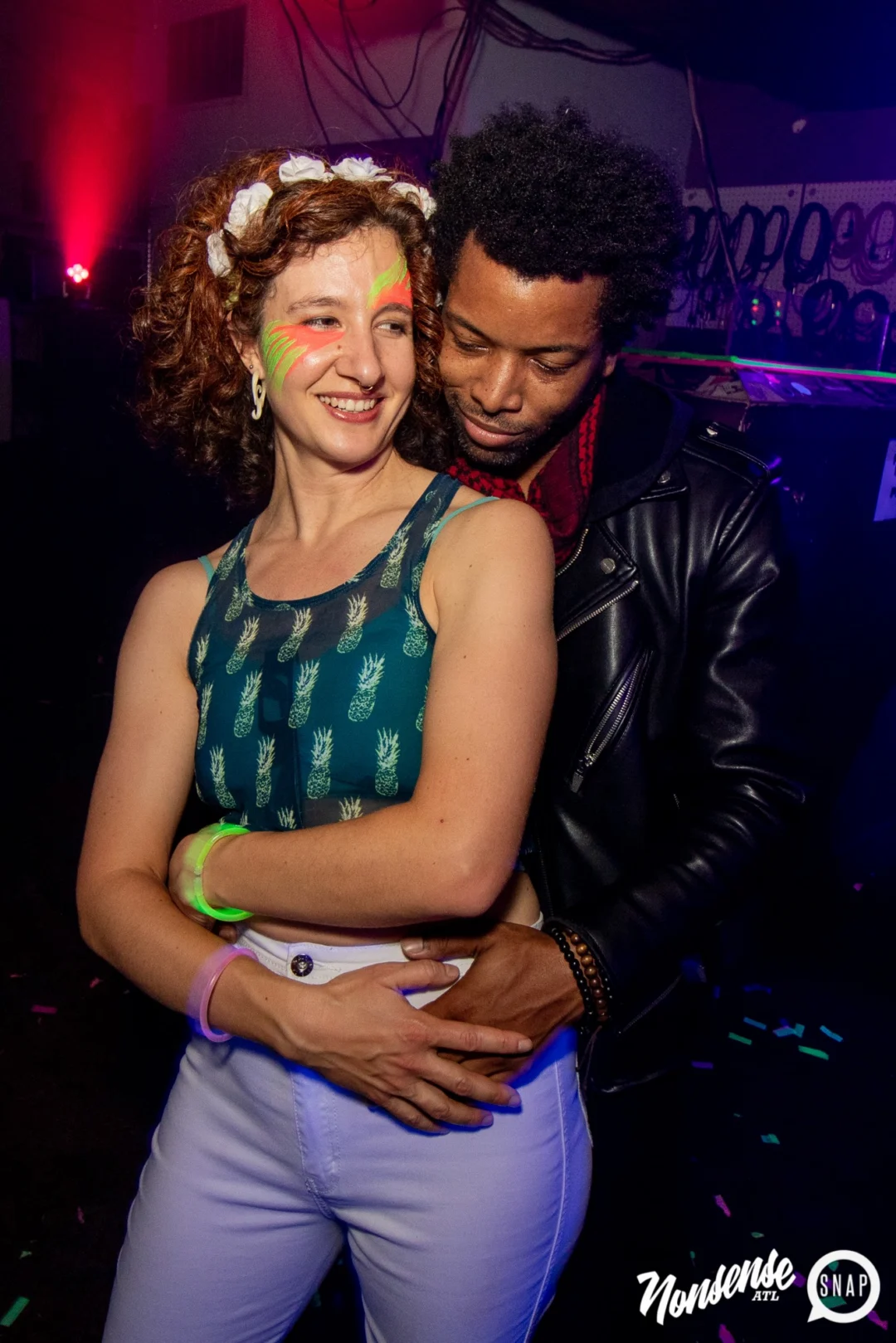 Nonsense GLOW - November 2019. The Basement - East Atlanta. Kimber was the DJ. Special decor by Tad. Photos by Oh Snap