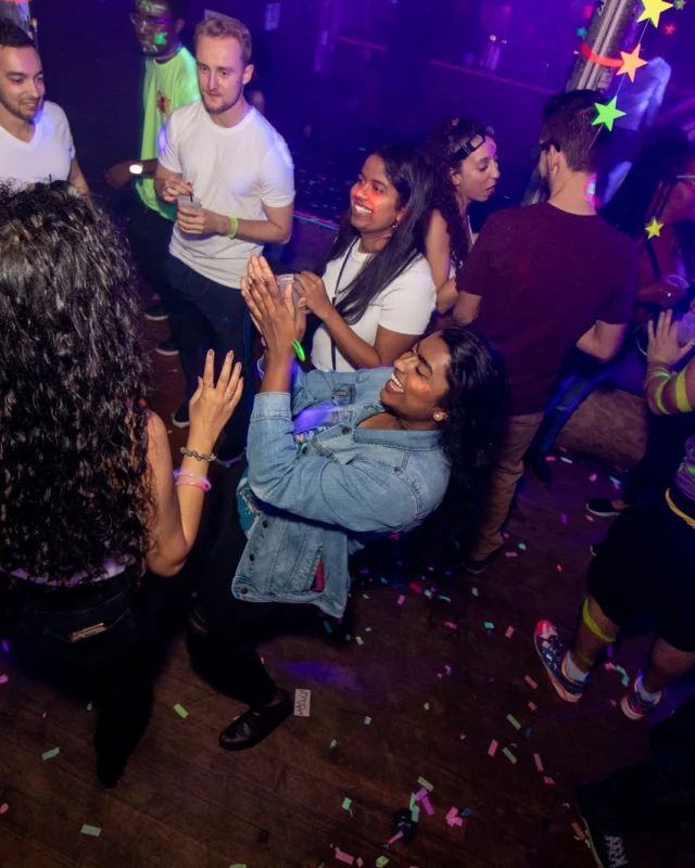 Nonsense GLOW - November 2019. The Basement - East Atlanta. Kimber was the DJ. Special decor by Tad. Photos by Oh Snap