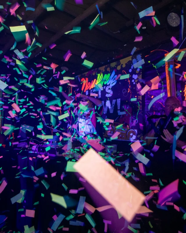 Nonsense GLOW - November 2019. The Basement - East Atlanta. Kimber was the DJ. Special decor by Tad. Photos by Oh Snap