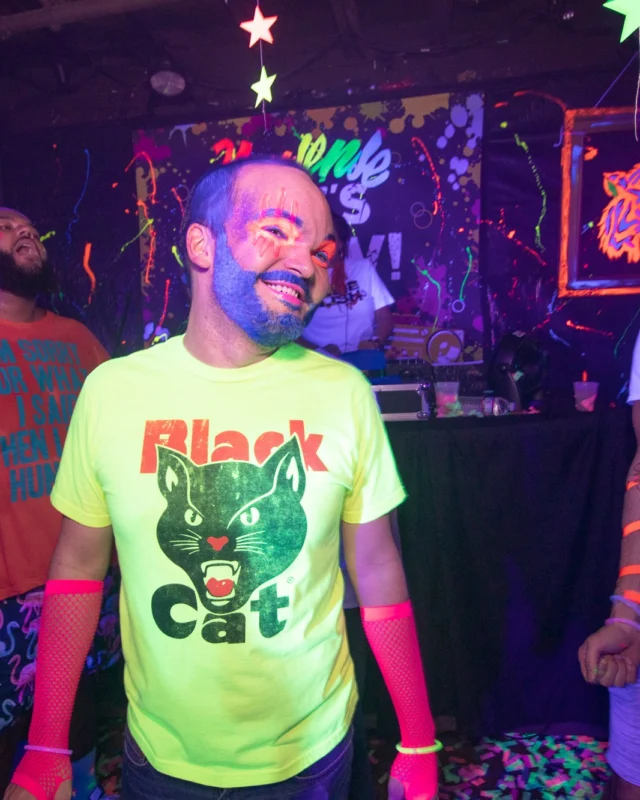 Nonsense GLOW - November 2019. The Basement - East Atlanta. Kimber was the DJ. Special decor by Tad. Photos by Oh Snap