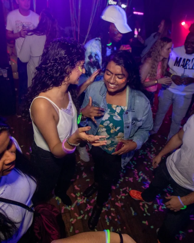 Nonsense GLOW - November 2019. The Basement - East Atlanta. Kimber was the DJ. Special decor by Tad. Photos by Oh Snap