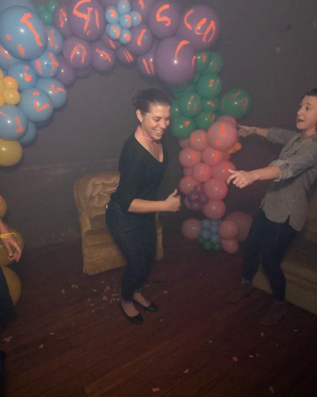 Nonsense GLOW - November 2019. The Basement - East Atlanta. Kimber was the DJ. Special decor by Tad. Photos by Oh Snap