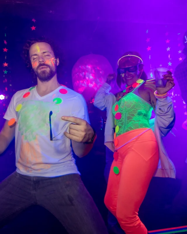 Nonsense GLOW - November 2019. The Basement - East Atlanta. Kimber was the DJ. Special decor by Tad. Photos by Oh Snap
