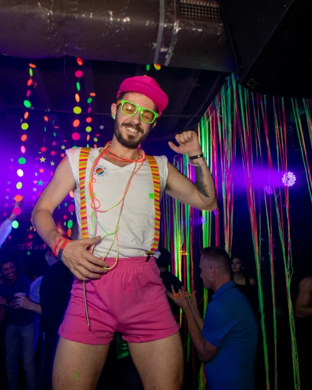 Nonsense GLOW - November 2019. The Basement - East Atlanta. Kimber was the DJ. Special decor by Tad. Photos by Oh Snap