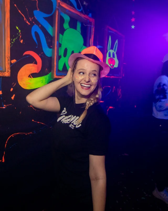 Nonsense GLOW - November 2019. The Basement - East Atlanta. Kimber was the DJ. Special decor by Tad. Photos by Oh Snap