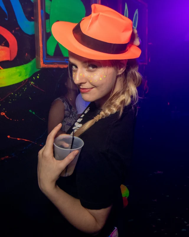 Nonsense GLOW - November 2019. The Basement - East Atlanta. Kimber was the DJ. Special decor by Tad. Photos by Oh Snap
