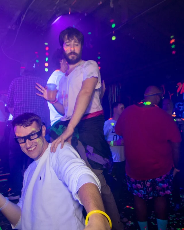 Nonsense GLOW - November 2019. The Basement - East Atlanta. Kimber was the DJ. Special decor by Tad. Photos by Oh Snap