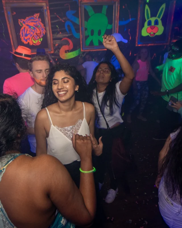 Nonsense GLOW - November 2019. The Basement - East Atlanta. Kimber was the DJ. Special decor by Tad. Photos by Oh Snap