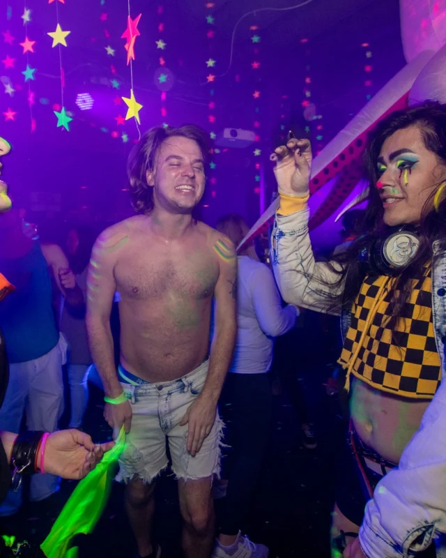 Nonsense GLOW - November 2019. The Basement - East Atlanta. Kimber was the DJ. Special decor by Tad. Photos by Oh Snap