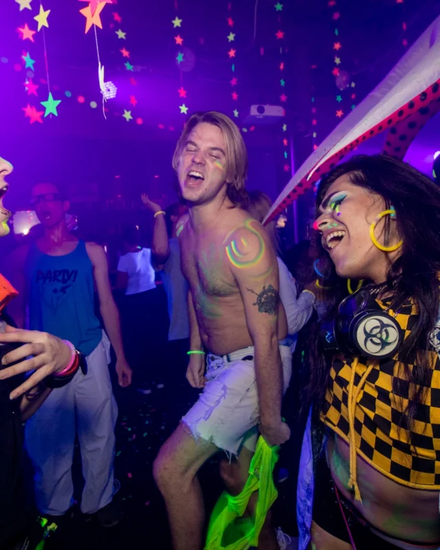 Nonsense GLOW - November 2019. The Basement - East Atlanta. Kimber was the DJ. Special decor by Tad. Photos by Oh Snap