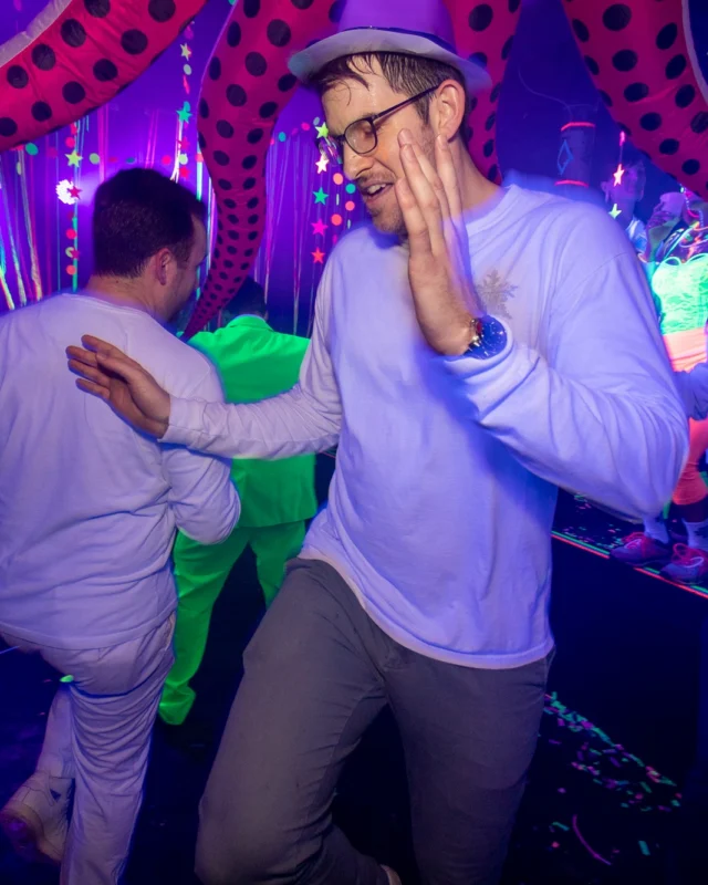 Nonsense GLOW - November 2019. The Basement - East Atlanta. Kimber was the DJ. Special decor by Tad. Photos by Oh Snap