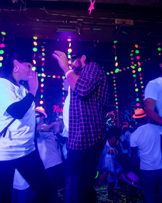 Nonsense GLOW - November 2019. The Basement - East Atlanta. Kimber was the DJ. Special decor by Tad. Photos by Oh Snap