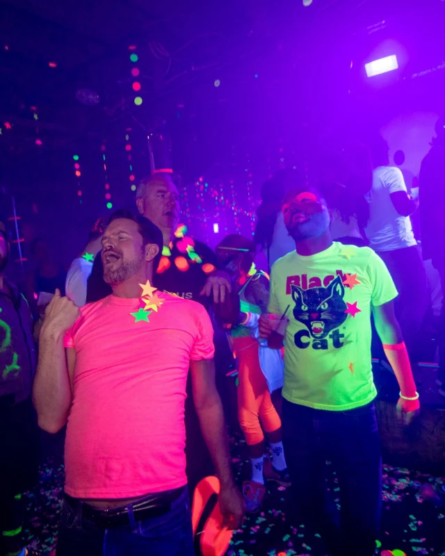 Nonsense GLOW - November 2019. The Basement - East Atlanta. Kimber was the DJ. Special decor by Tad. Photos by Oh Snap