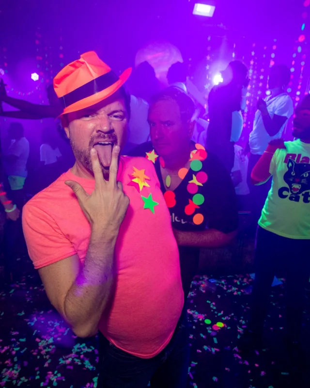 Nonsense GLOW - November 2019. The Basement - East Atlanta. Kimber was the DJ. Special decor by Tad. Photos by Oh Snap