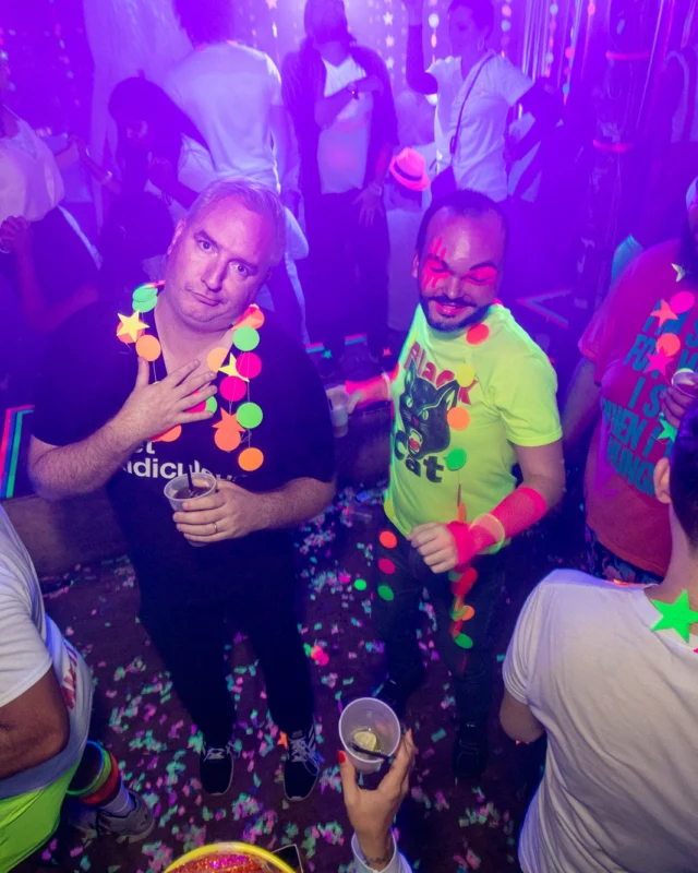 Nonsense GLOW - November 2019. The Basement - East Atlanta. Kimber was the DJ. Special decor by Tad. Photos by Oh Snap