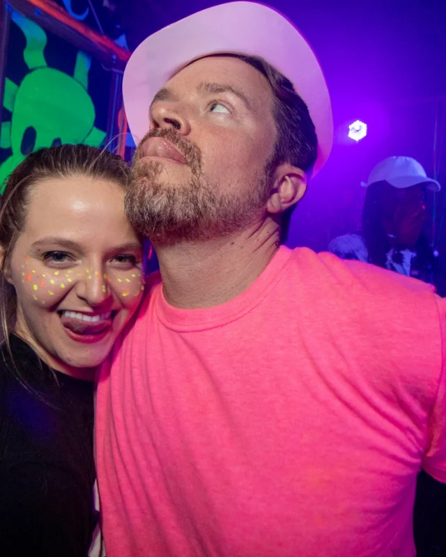 Nonsense GLOW - November 2019. The Basement - East Atlanta. Kimber was the DJ. Special decor by Tad. Photos by Oh Snap