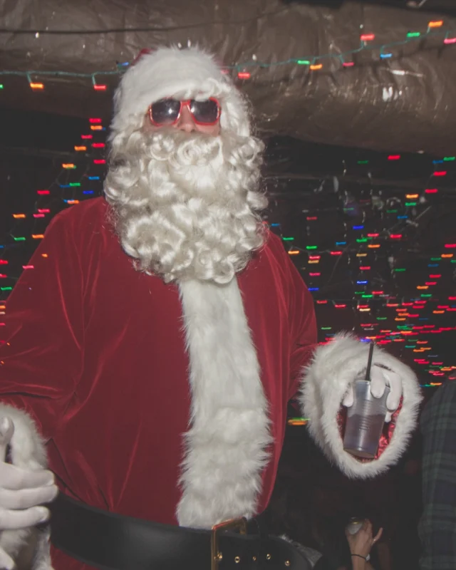 Nonsense Holiday Dance Party Spectacular 2019 at The Basement! Friday December 20, 2019. Santa! Krampus! Kimber! ALL OF THE LIGHTS! Photo by Oh Snap!